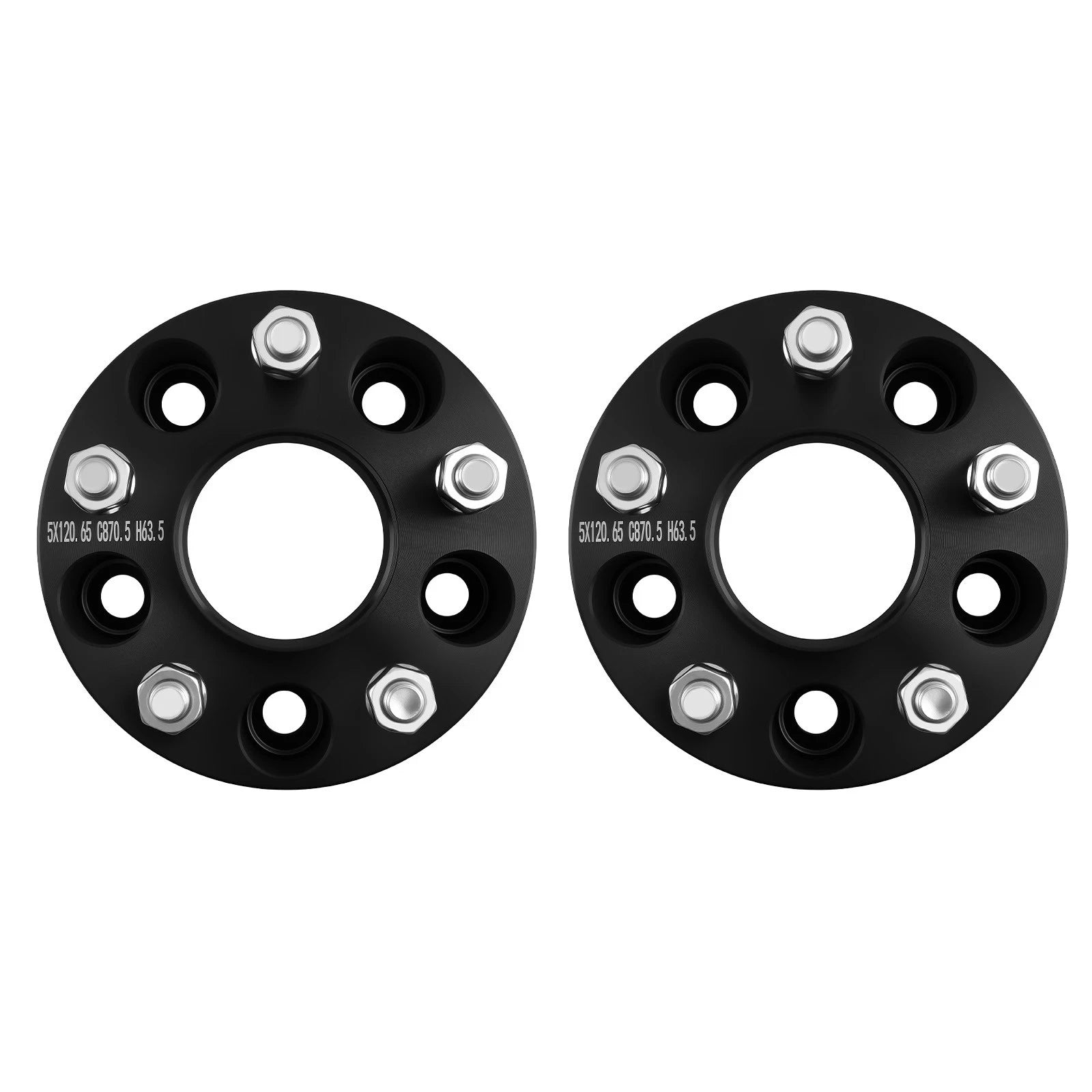 2.5" Wheel Spacers for Buick Riviera Cadillac Eldorado (1979–1985) 5x4.75 M12x1.5