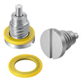 2X Magnetic Outdrive Drain Screws with Gasket for Marine Engine Repair