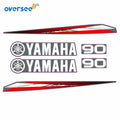 Sticker Kit for Yamaha 2T 90HP Outboard (Anti-UV, Not Fade)