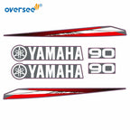 Sticker Kit for Yamaha 2T 90HP Outboard (Anti-UV, Not Fade)