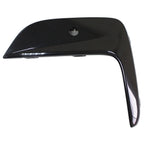 Black Front Driver Side Upper Outer Fog Light Trim w/Park Assist Sensor Hole