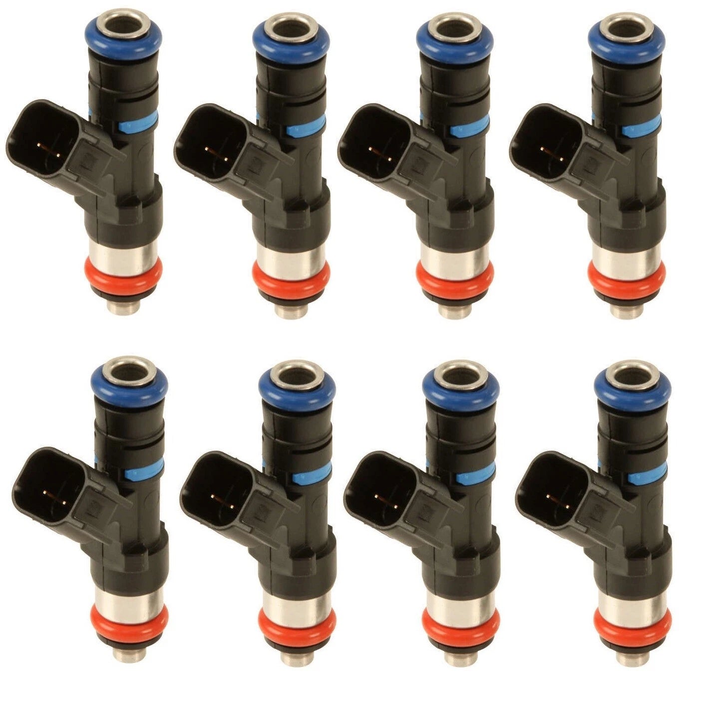 Set of 8 Bosch Fuel Injectors for Cadillac CTS, Chevy Corvette, Pontiac GTO (6.0L)