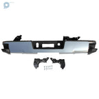 Chrome Rear Step Bumper Assembly for Chevy Silverado/GMC Sierra 1500 (2014-2018)