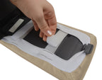 Leather Console Lid Pull Over Cover for Hyundai Tucson (2005–2009) Beige