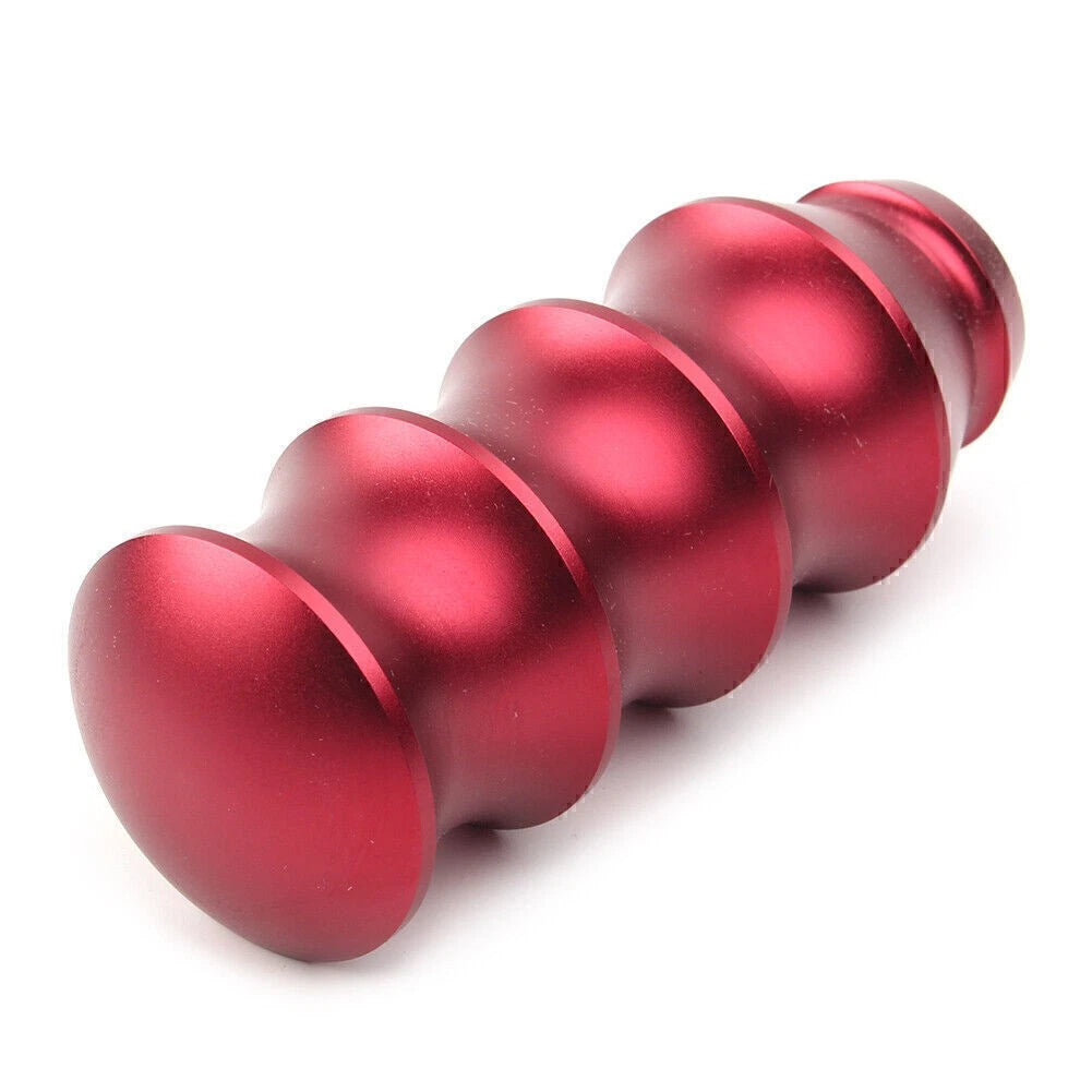 Manual Gear Shift Knob Lever for Universal Applications (Aluminum Red)