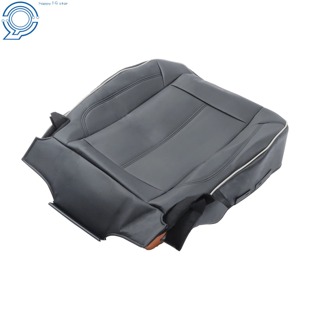 Driver Bottom Cushion Cover for Hummer H3 (2006–2010) Black Leather