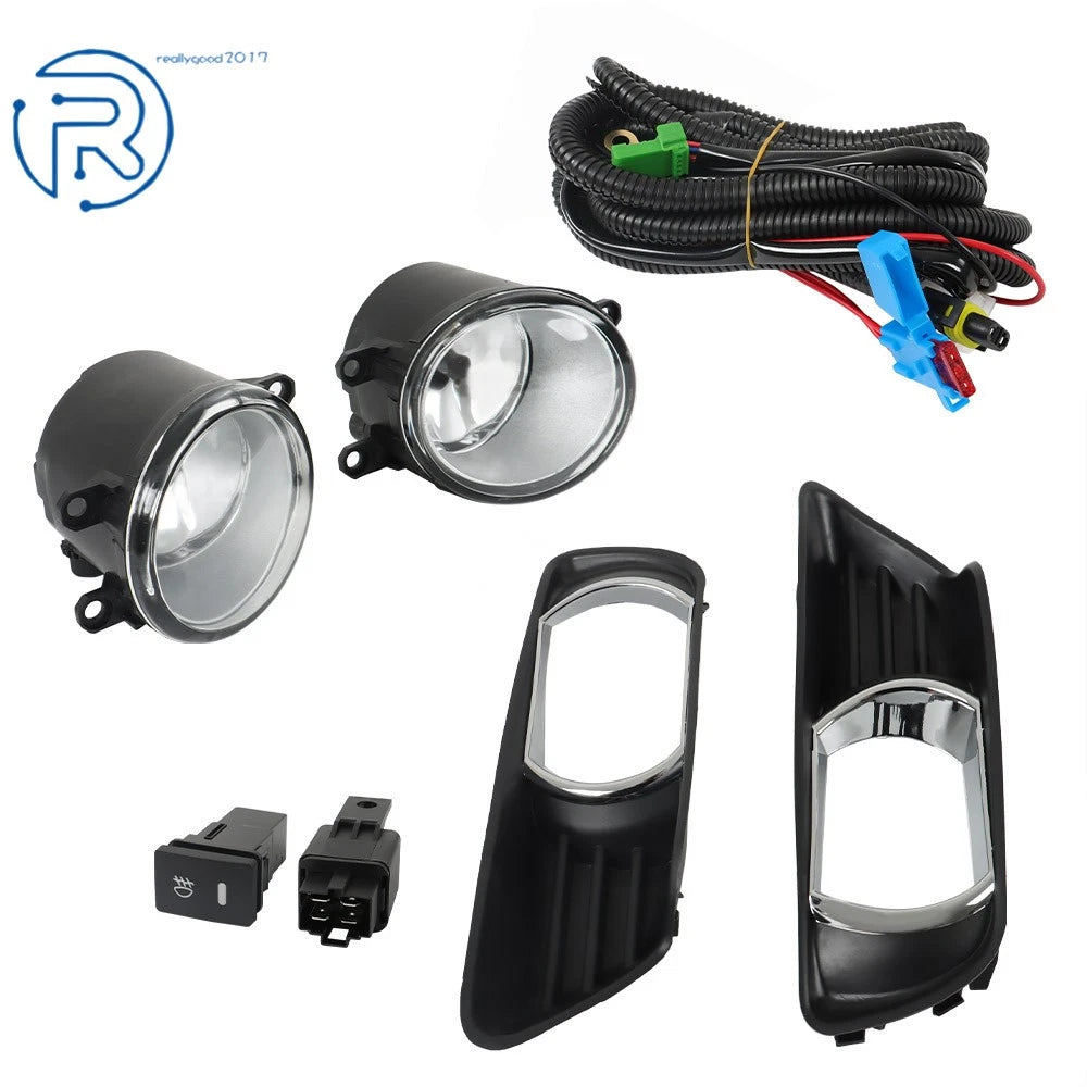 Clear Front Fog Lights Kit for Toyota Camry (2007–2009)