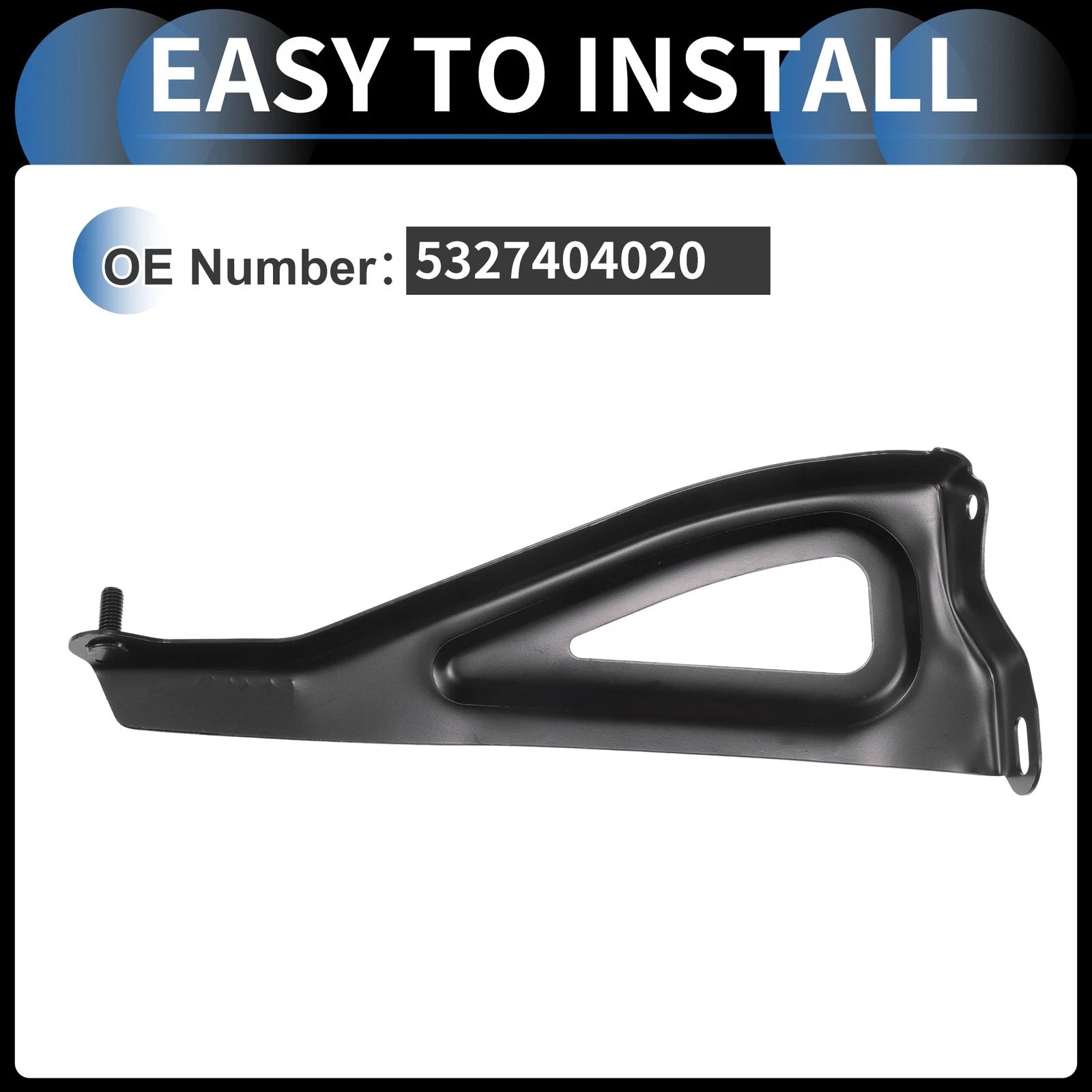 1 Pc Left Front Bumper Support Bracket No. 5327404020 for Toyota Tacoma (2005–2012)