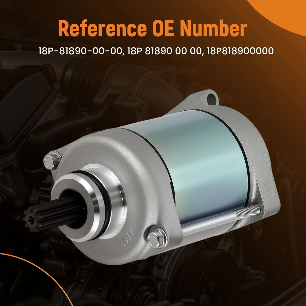 9T CW Starter Motor for Yamaha YFZ450R SE (2009–2025) PMDD Type 18P-81890-00-00