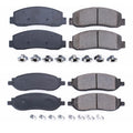 PowerStop Front & Rear Carbon Fiber Ceramic Brake Pads Kit for F-250 F-350