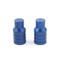 Blue Valve Stem Caps for Motorcycle, Car, Trucks - Universal Wheel Covers