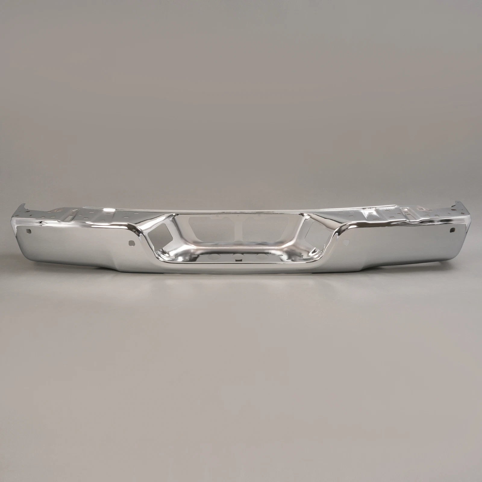 Steel Chrome Rear Step Bumper for Toyota Tundra (2007–2014) with Sensor Holes