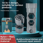 14 in 1 Faucet Aerator Wrench Tool for Kitchen and Bathroom Plumbing