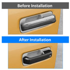 Gloss Black Top Half Mirror & Door Handle Covers for Ford F150 (2015–2020)