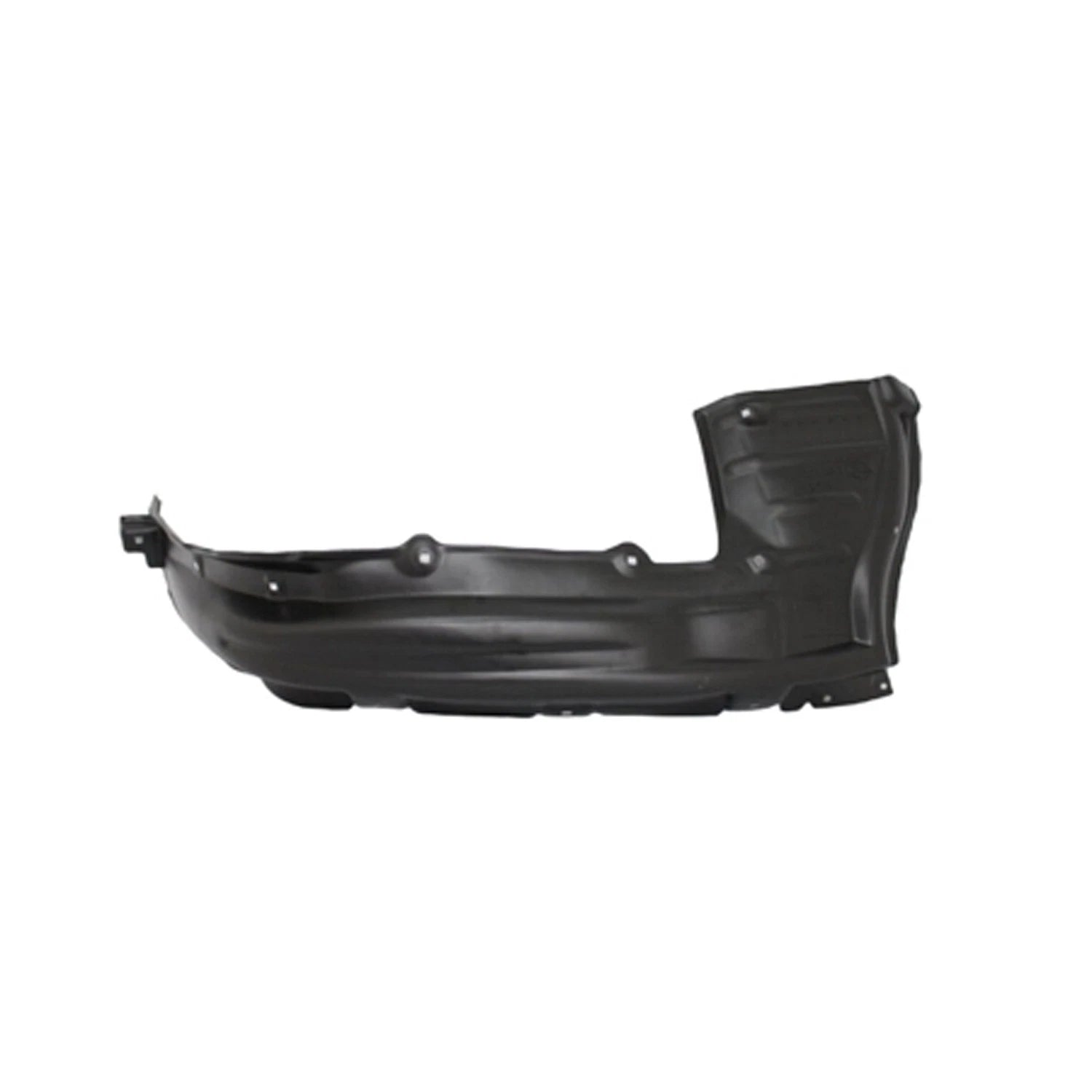 Replacement Front Passenger Side Rearward Fender Liner w/o Cold Climate Spec