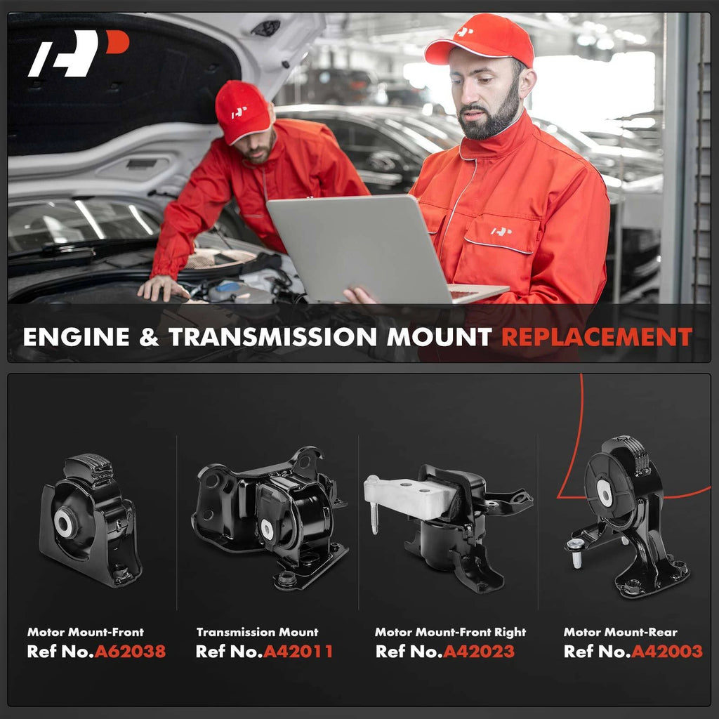 4x Auto Transmission & Engine Mount Kit for Toyota RAV4 (2013â2018)
