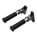 Black Passenger Footpeg Mount for Harley Touring Electra Glide (1993–Present)