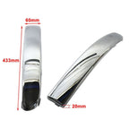 Chrome ABS Front Bumper Moulding Trim for FIAT 500 (2007-2015)