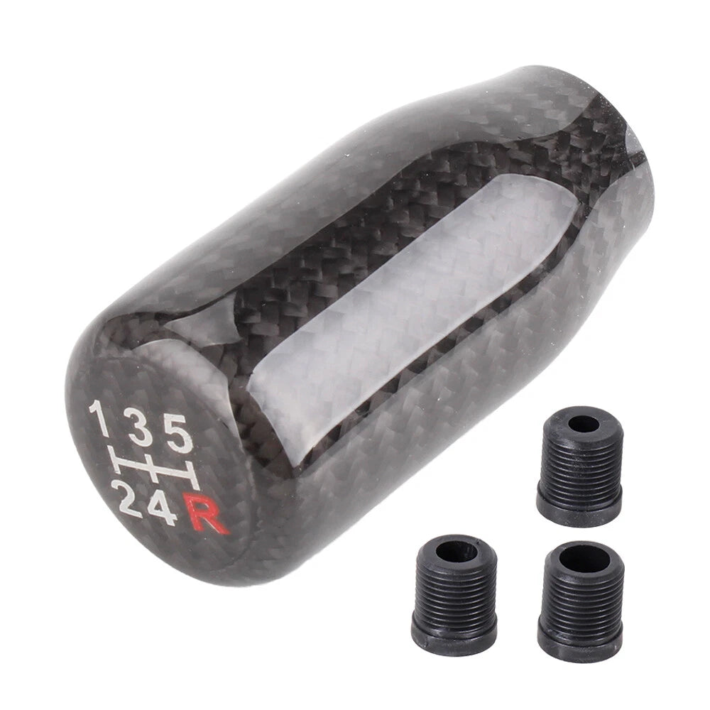 Carbon Fiber Manual Gear Shift Knob for Universal 5 Speed