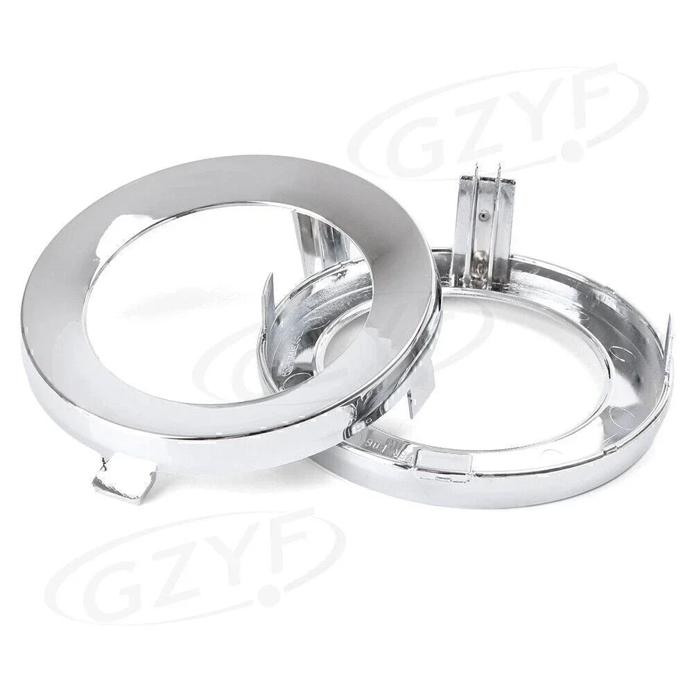 Front Fog Light Lamp Cover Trim Ring for Subaru Forester (2009-2013) Chrome
