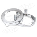 Front Fog Light Lamp Cover Trim Ring for Subaru Forester (2009-2013) Chrome