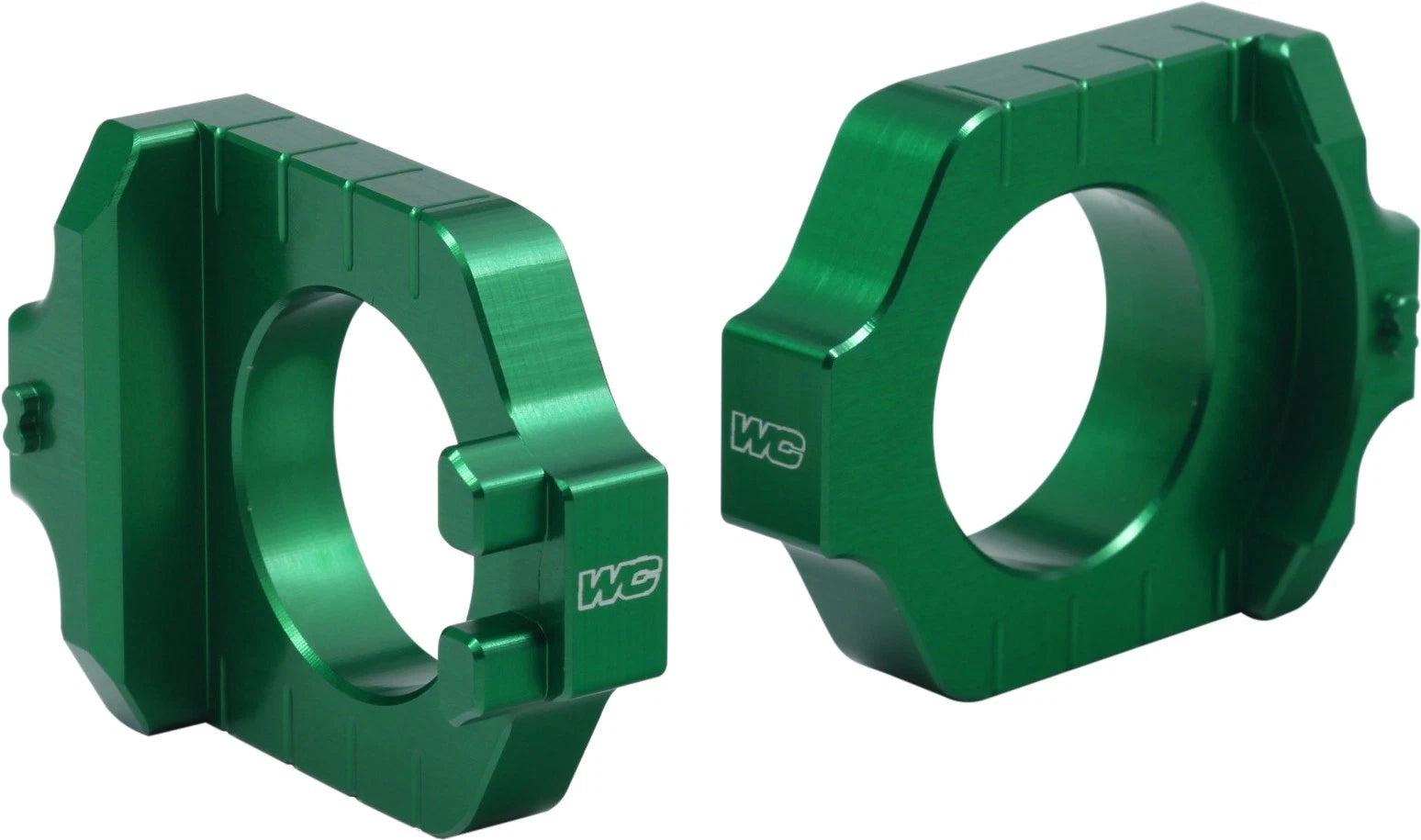 WORKS Axle Blocks Elite for Kawasaki KX250F (2004–2013)