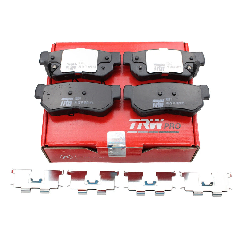 TRW Pro Rear Ceramic Brake Pads for Azera Elantra Sonata Optima Amanti Sportage (2006–2019)