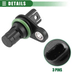Engine Crankshaft Position Sensor for BMW 328i Black (2007-2013)