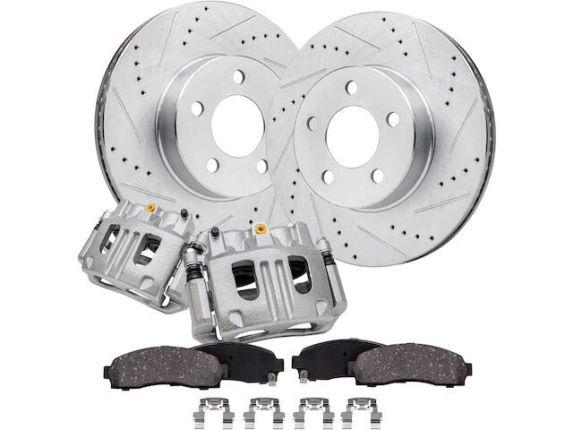Front Brake Pad Rotor Caliper Set for Mazda B4000 (2003–2009) ZM618HP