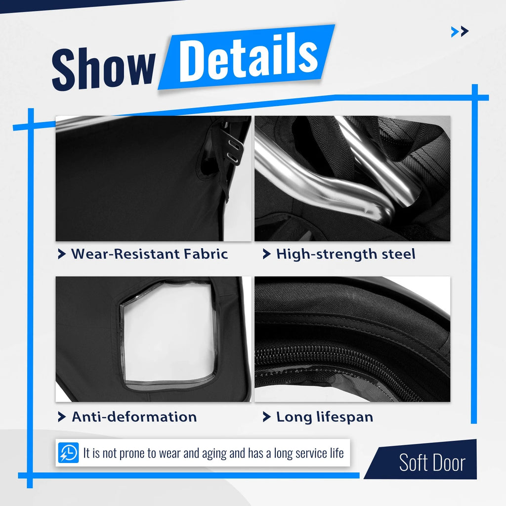 Soft Doors for Polaris Ranger 1000 / XP 1000 (2017–2024)