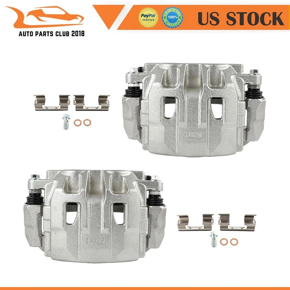 Set of 2 Front Brake Calipers for Cadillac SRX (2010–2016)