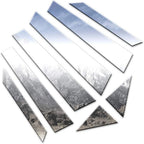 8pc Luxury Chrome Pillar Post Trim Replacement for Hyundai Sonata (2011–2014)