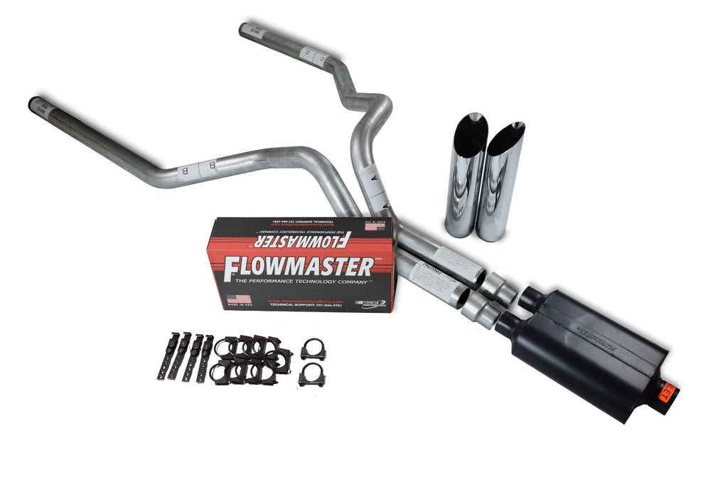 Dual Exhaust Kit for Ford F150 (2015–2020) - 3" Flowmaster Super 40