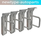 Set of 4 Galvanized Swivel Top Bunk Bracket Kit for Boat Trailer (3x3)