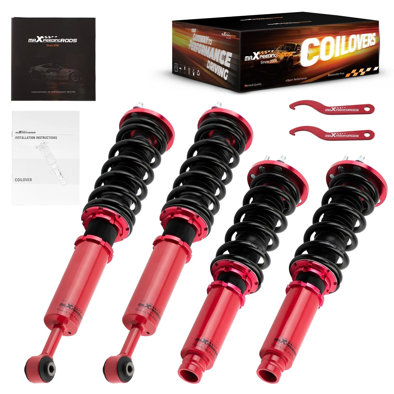 Coilover Struts Shocks for Honda Accord (1998–2002) & Acura TL/CL (2001–2003)