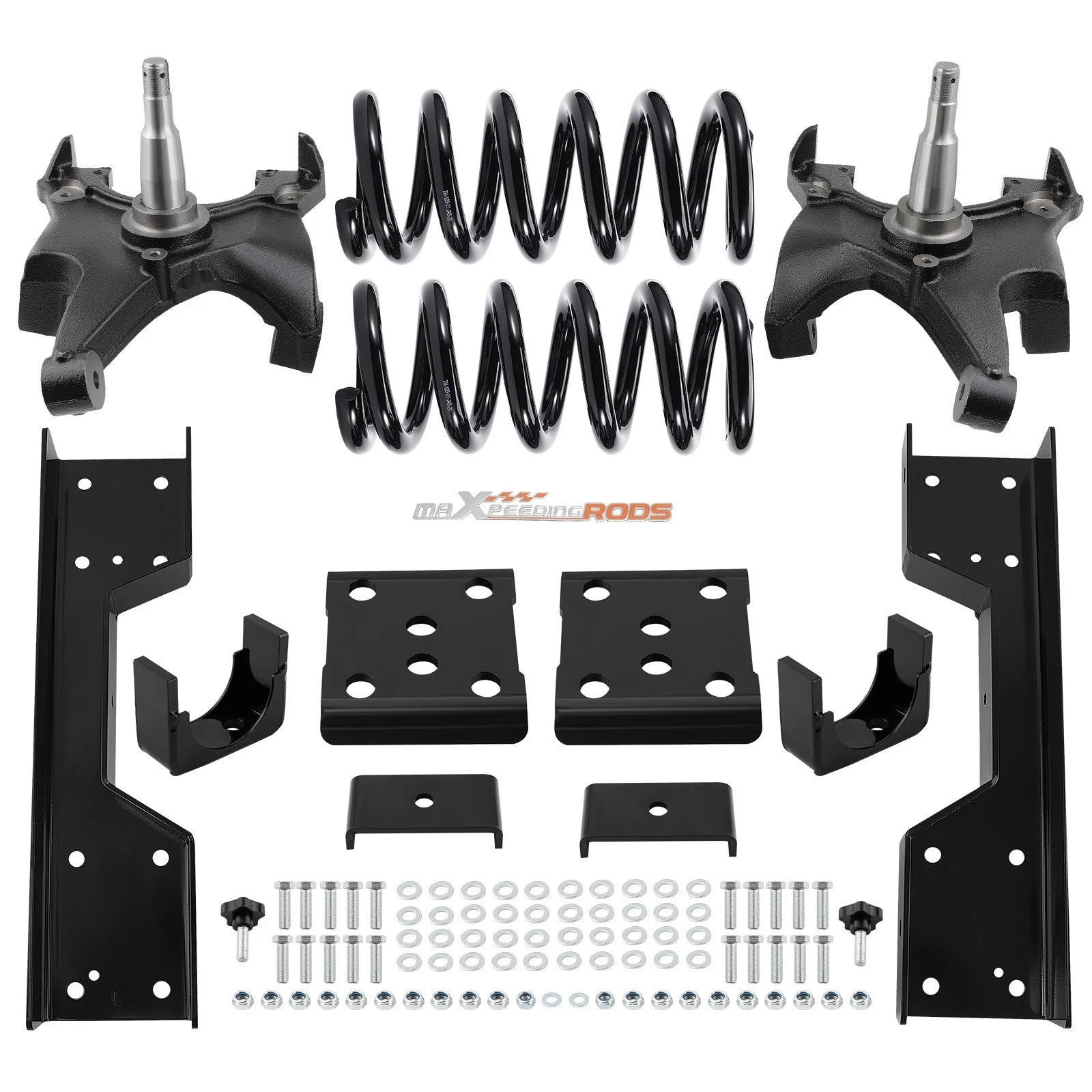 4" Front 6" Rear Lowering Kit for Chevy Silverado GMC Sierra C1500 (1988–1998)