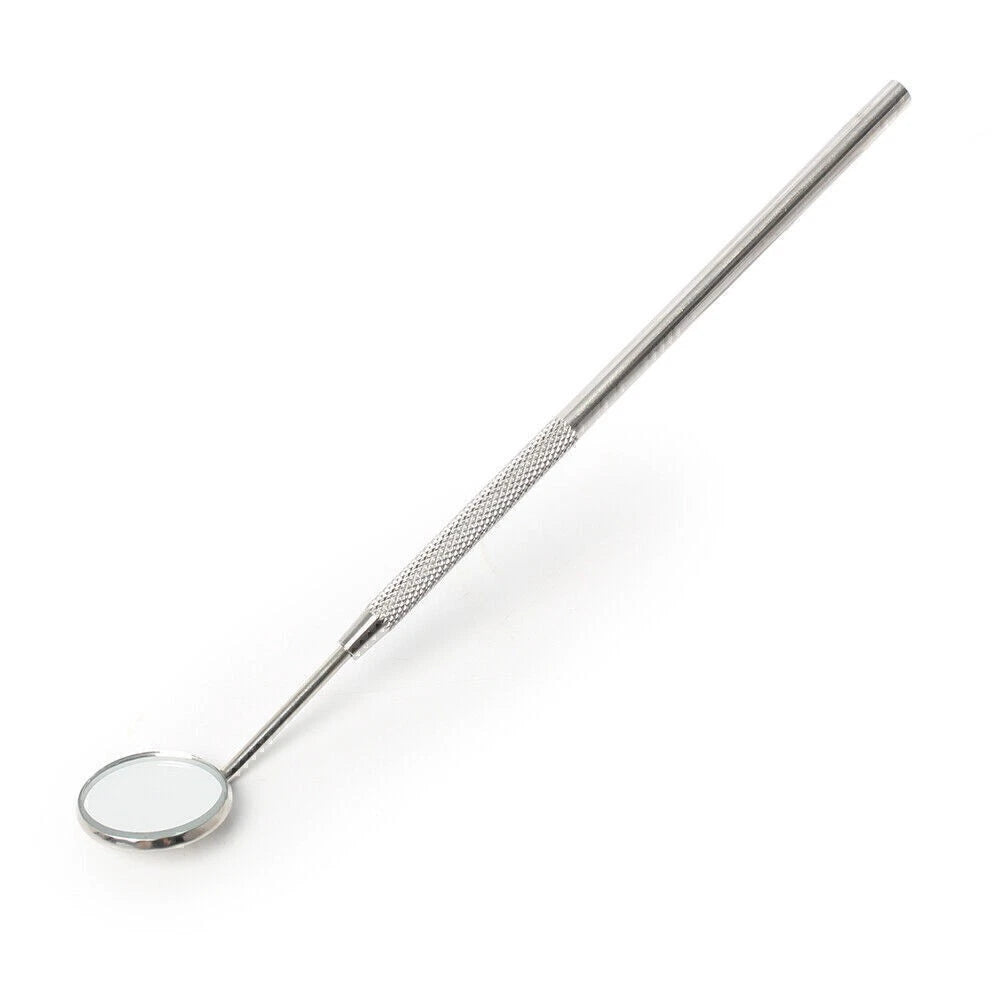 10x Dental Mouth Mirror with 4# Reflector Handle Tool Stainless Steel