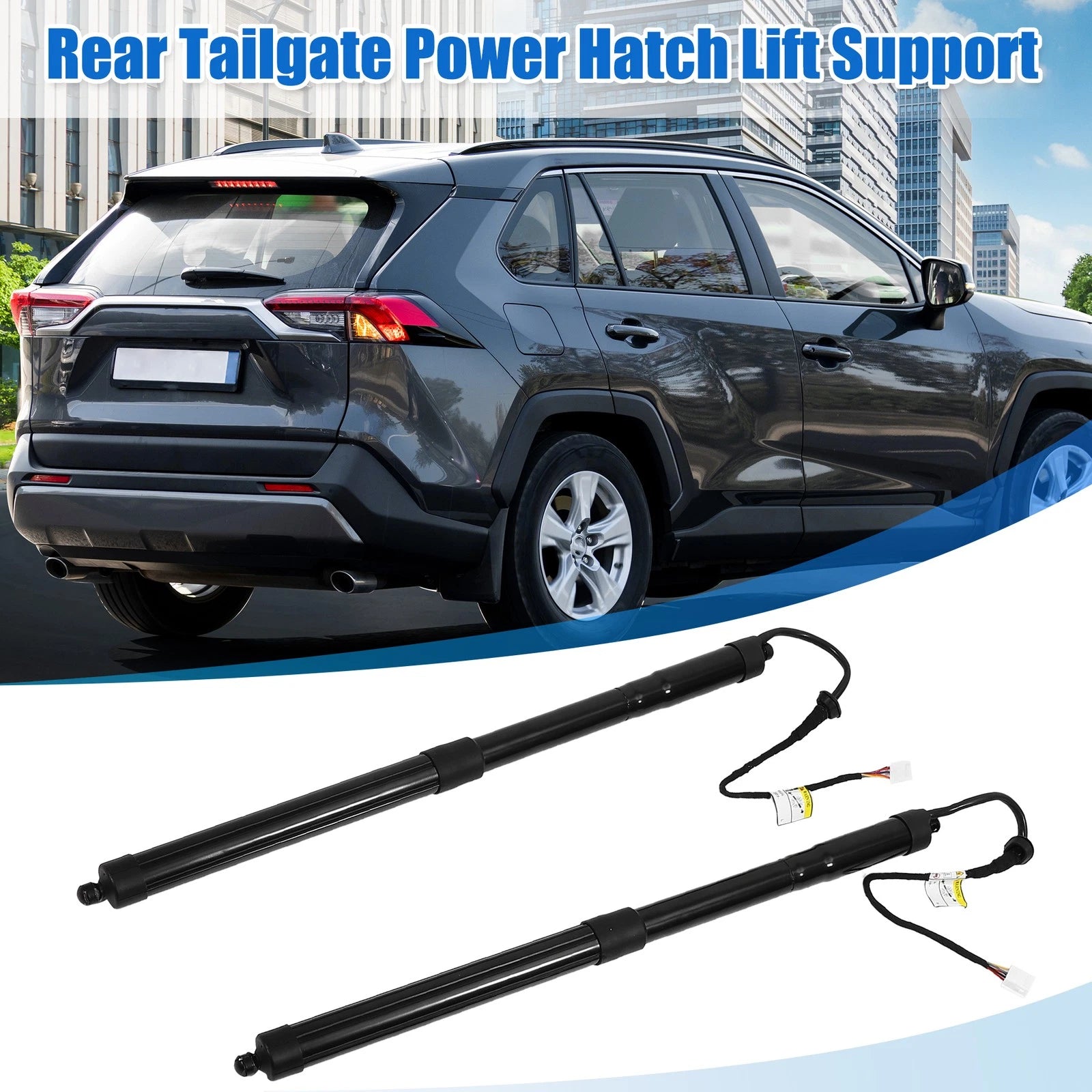 Set of 2 Power Rear Tailgate Lift Supports 6892042020 6891042060 for Toyota RAV4 (2019–2023)