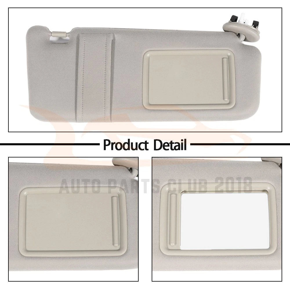 Sun Visor with Vanity Light for Toyota Camry (2006-2011) Beige