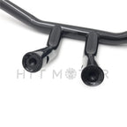 1-1/4" Flat Black 6" T-Bar Handlebars for Harley FLS FLSS FLST (2000–2017)
