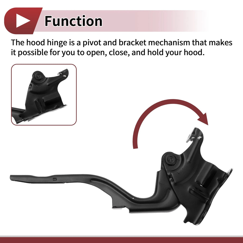 Hood Hinges for Kia Forte (2010–2013) No. 791201M000 - 1 Pair