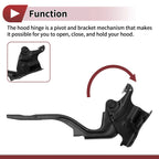 Hood Hinges for Kia Forte (2010–2013) No. 791201M000 - 1 Pair