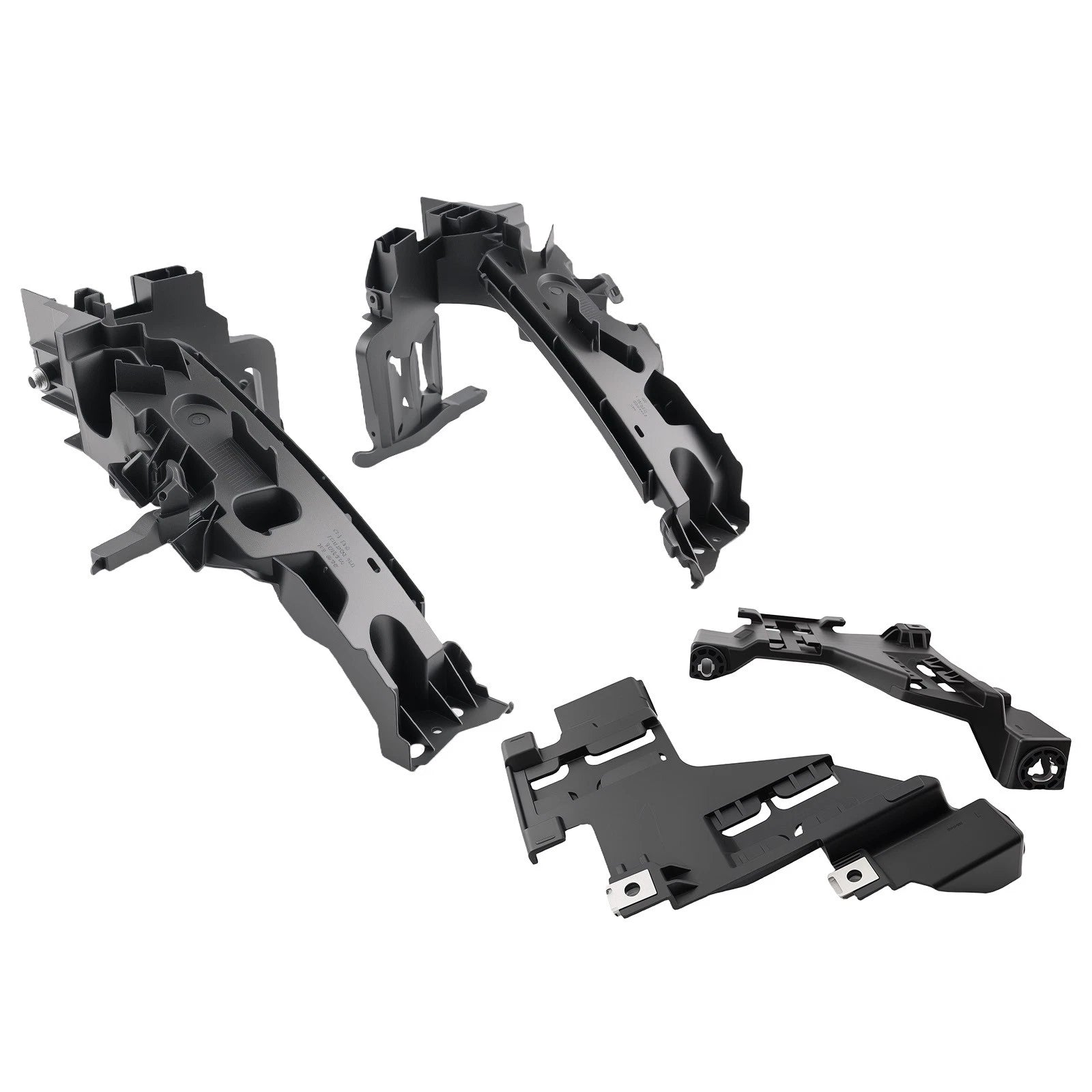 Headlight Bracket Pair for Audi Q5 (2009–2012) Holder Mount + Plate Retainer