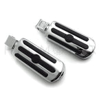 Chrome Rubber Custom Footpegs for Honda Fury VT1300 Shadow Aero Phantom Spirit (2009–2019)