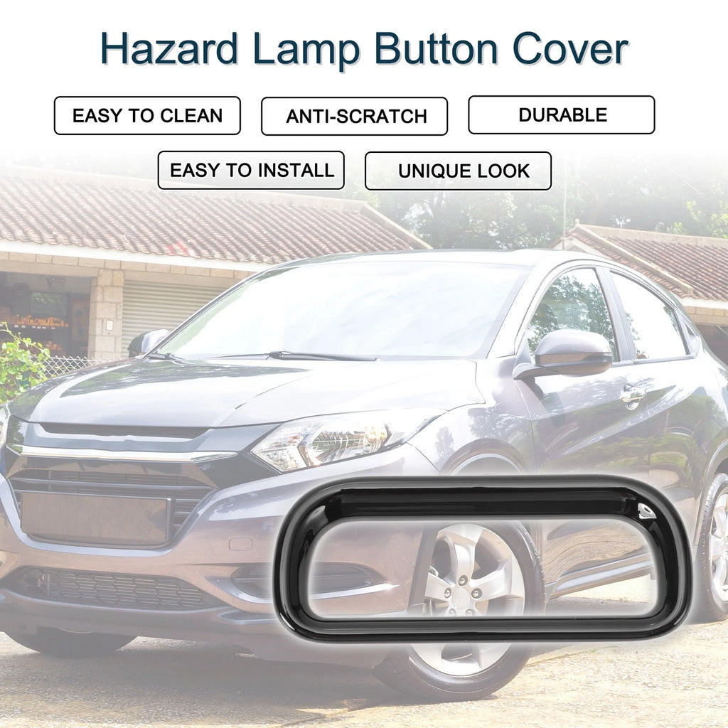 Warning Lamp Button Cover for Honda Vezel RV3/RV4/RV5/RV6 (2021–2023) Black