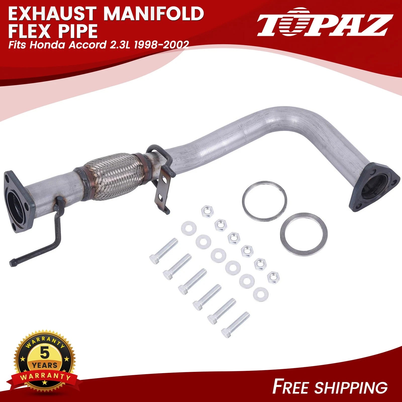 Exhaust Manifold Flex Pipe for Honda Accord (1998–2002)