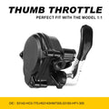 Thumb Throttle for Honda TRX450R TRX400EX (2004â2009) Black