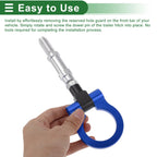 Tow Hook Set for Volkswagen MK7 (2014–2022) 11mm Aluminum Alloy Blue