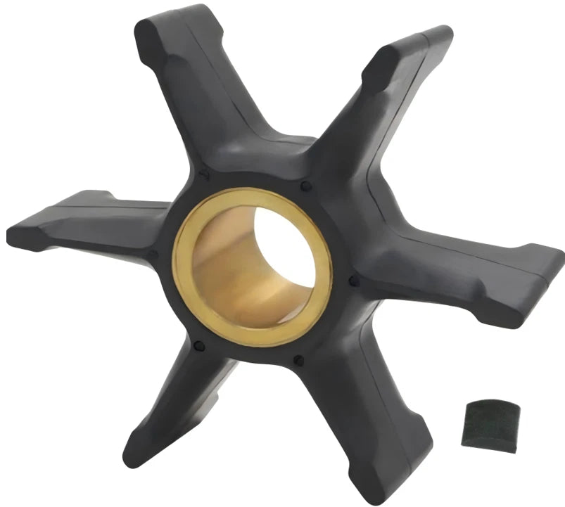 Water Pump Impeller with Key for Evinrude Johnson 50 55 HP Outboard (0777214)