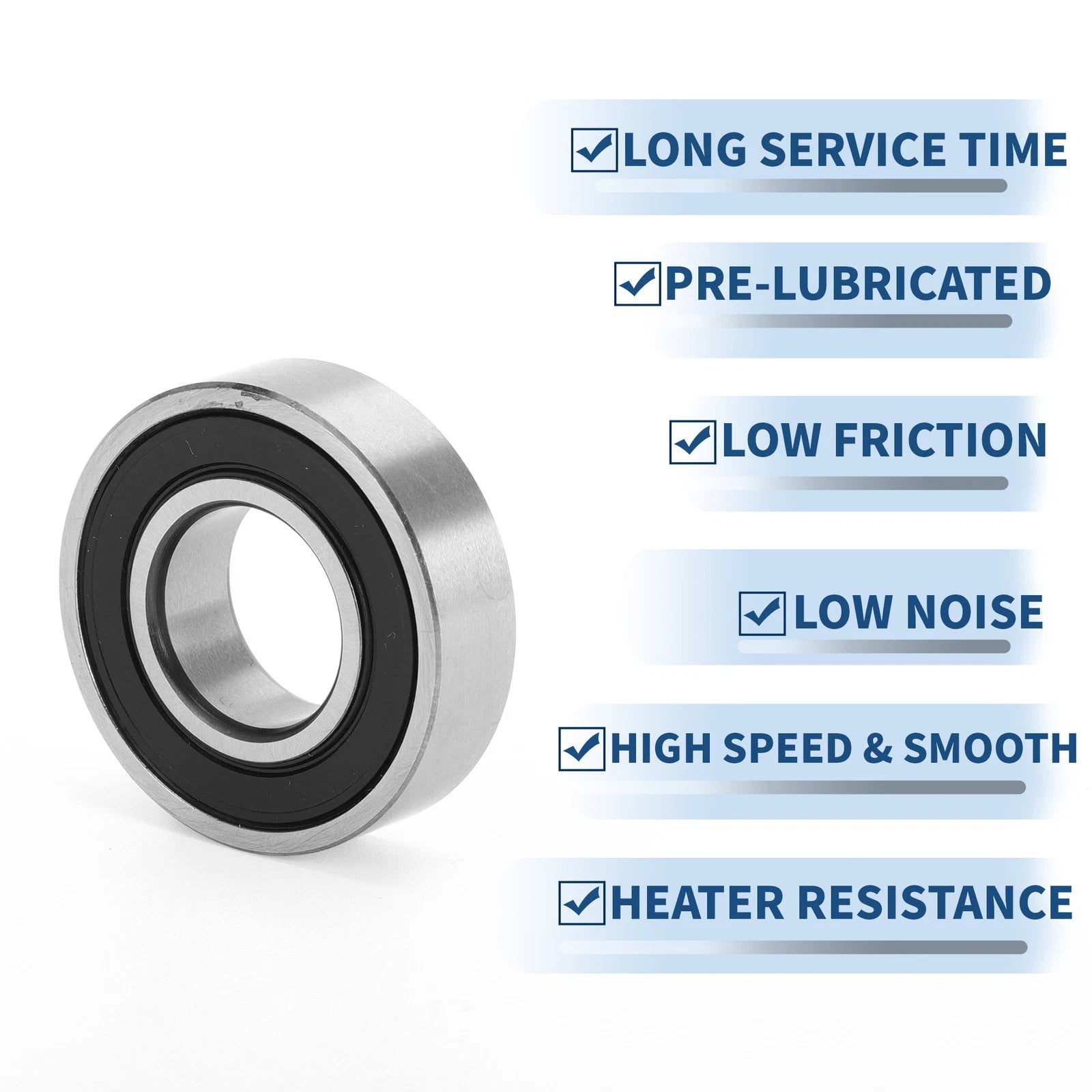6002DDU Deep Groove Ball Bearing for Scooter Skateboard (15x32x9mm)